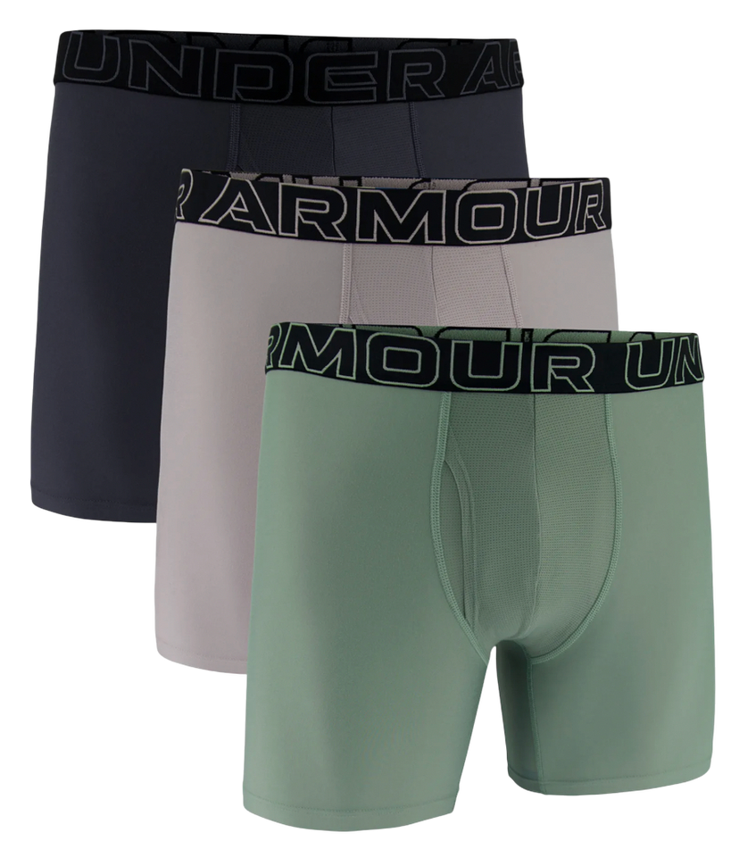 Boxare Under Armour Performance Tech Solid 6-inch Boxer Briefs 3-Pack Flerfärgad | 1383878-009