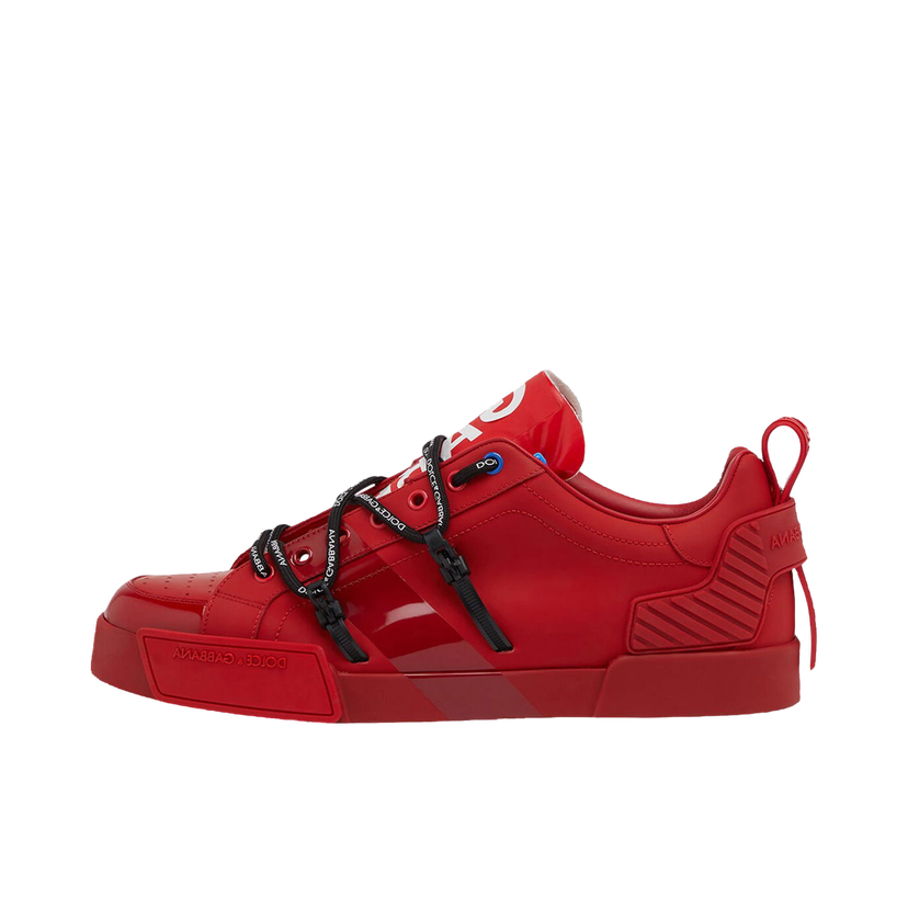 Sneakers och skor Dolce & Gabbana Portofino Strapped Red White Röd | CS1783AJ986_89689