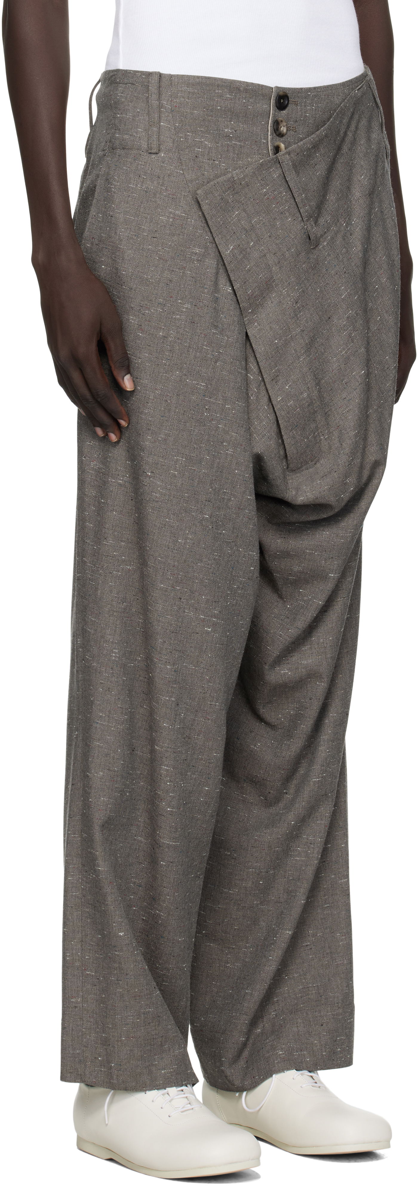 Byxor Vivienne Westwood Vivienne Westwood Inferno Trousers Grå | 2F01001P-W017Q-, 1