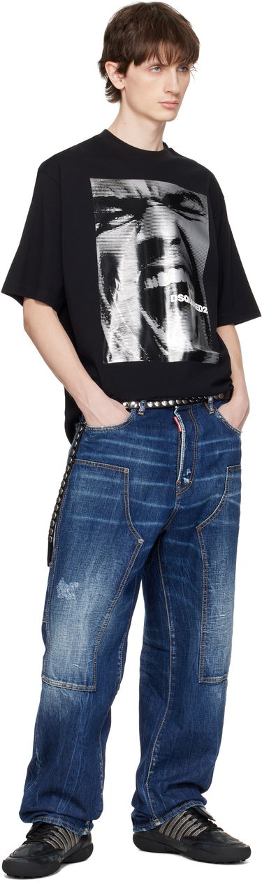 Kläder DSQUARED2 Dsquared2 'Soccer' Svart | SNM0433-17702641-2124, 4