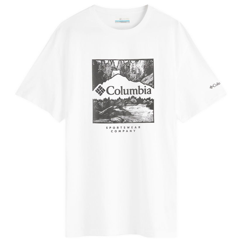 T-shirt Columbia CSC™ Seasonal Logo Graphic T-Shirt, Size Small Vit | 1991036-109