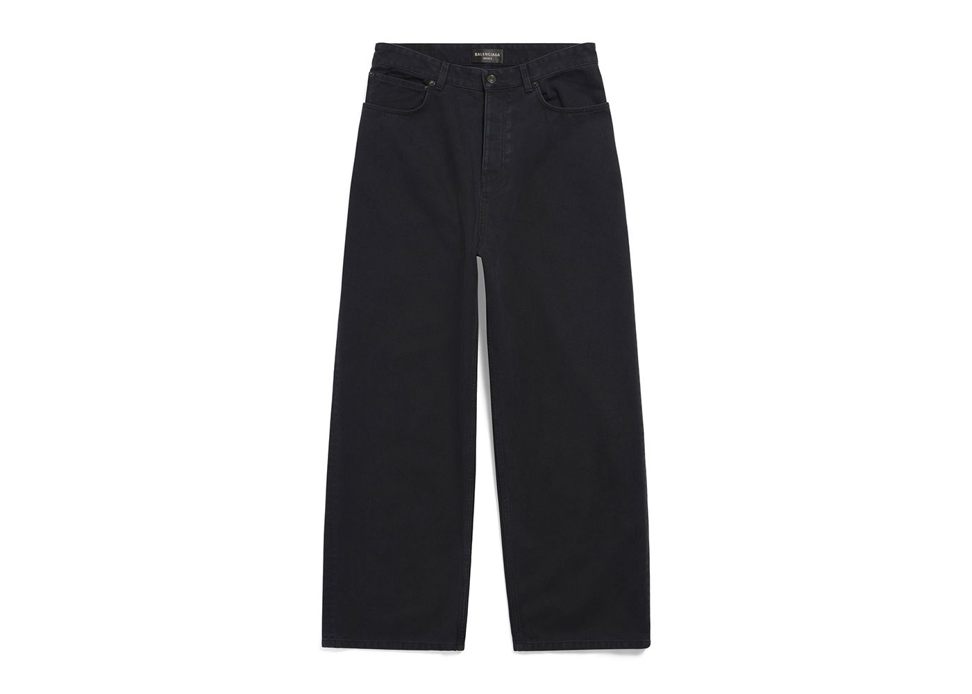 Byxor Balenciaga Baggy Soft Left Hand Denim Pants Svart | 745213TNW111700, 0