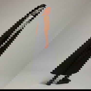 Klä Y-3 Washed Twill Maxi Dress Svart | IW7468, 2