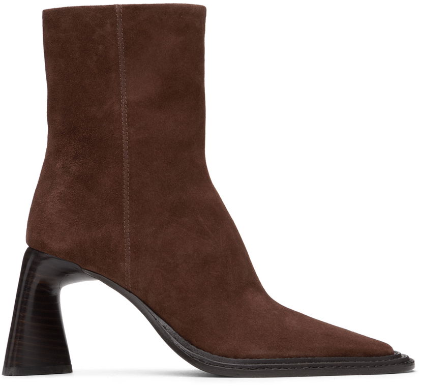 Sneakers och skor Alexander Wang Suede Ankle Boots Brun | 30422B013