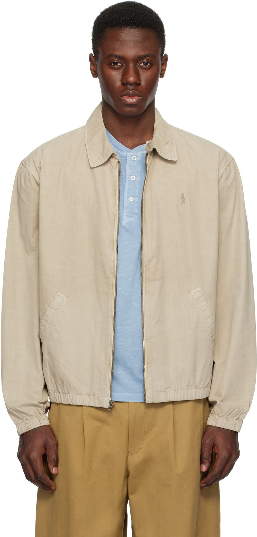 Bomberjacka Polo by Ralph Lauren Ralph Lauren Bayport Poplin Jacket Beige | 710961831003