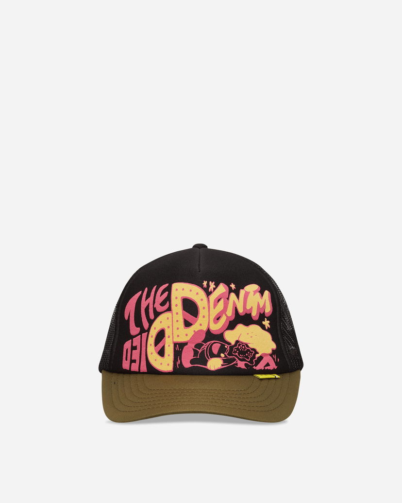 Keps KAPITAL TH.D.D. The Denim Graphic Trucker Cap Flerfärgad | K2506XH547 BLKXKHA