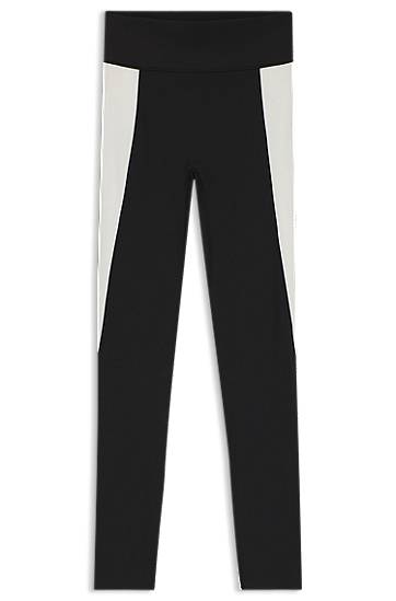 Damasker BOSS Performance-Stretch Interlock Active Leggings Svart | 50544178