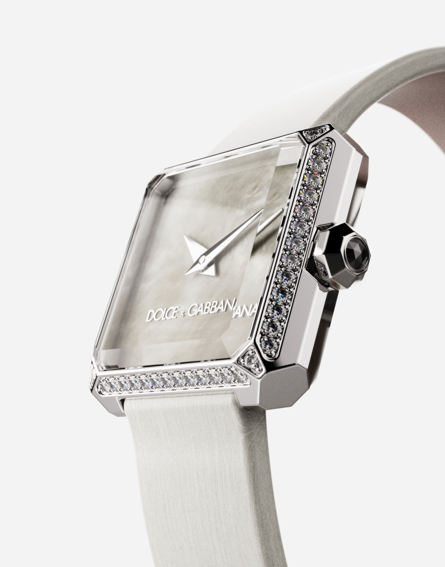 Klocka Dolce & Gabbana Dolce & Gabbana Sofia Steel Watch with Diamonds Vit | WWJC2SXCMDT8H012, 1