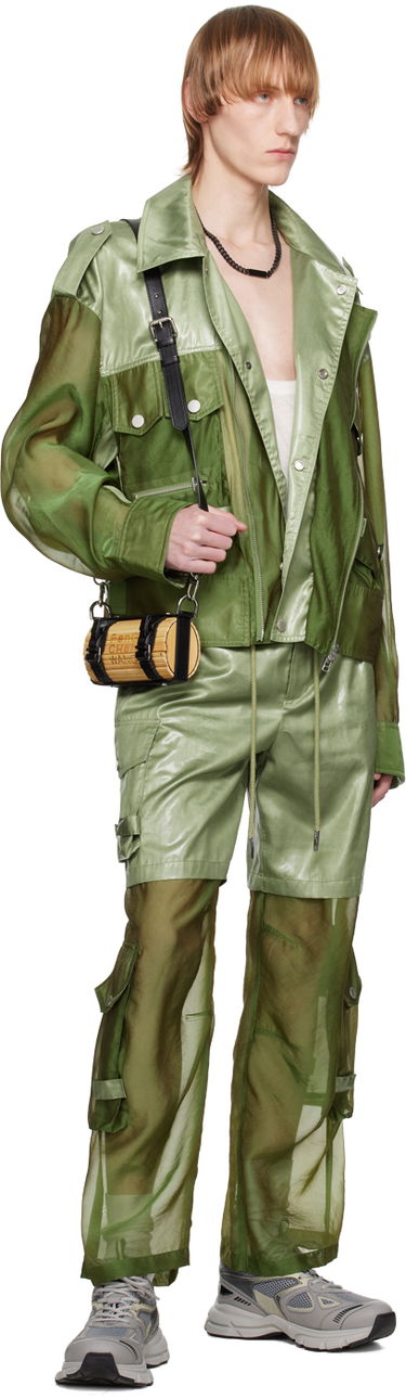 Jacka Feng Chen Wang Feng Chen Wang Paneled Jacket Grön | FMS15JK26, 3