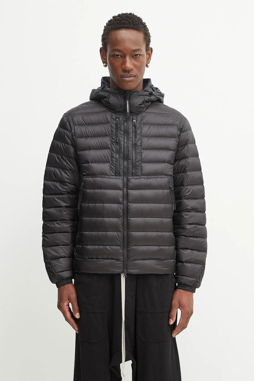Pufferjacka C.P. Company C.P. Company Hooded Down Jacket Svart | 19CMOW031A110416A