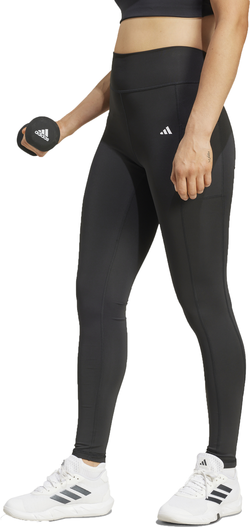 Damasker adidas Originals OPT ST HR 1/1 Training Leggings Svart | iq2688