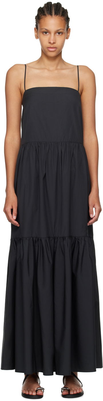 Klä rag & bone Saige Maxi Dress Svart | WAW24P30104610