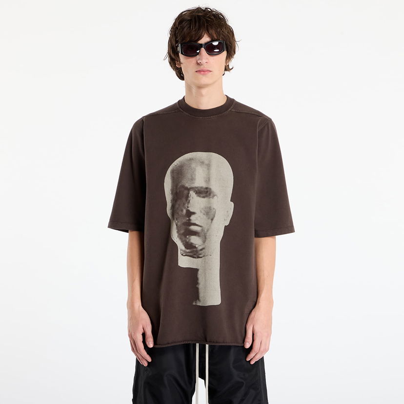 T-shirt Rick Owens Rick Owens DRKSHDW Jumbo Ss Head Graphic T-shirt Brun | DU02E7274 RIGEP1 7808