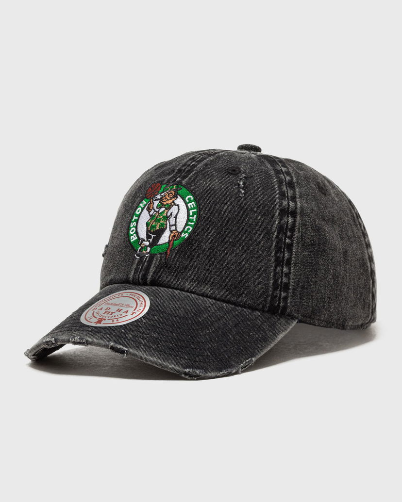 Keps Mitchell & Ness Dad Hat Boston Celtics Strapback Svart | HD11387-BCEBLCK