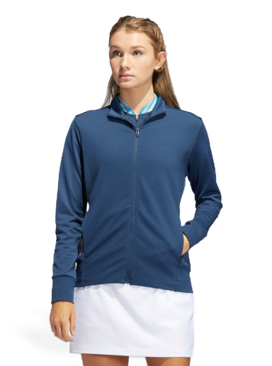 Jacka adidas Originals Textured Full-Zip Jacket Mörkblå | HA3394