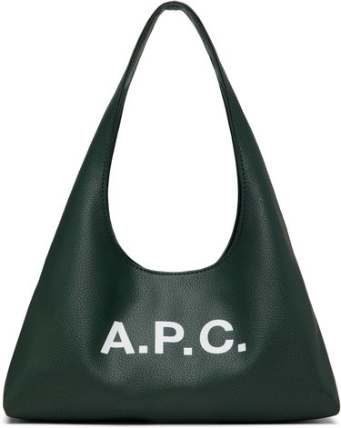 Axelväska A.P.C. A.P.C. Baby Ninon Shoulder Bag Grön | PUABO-F67027, 0