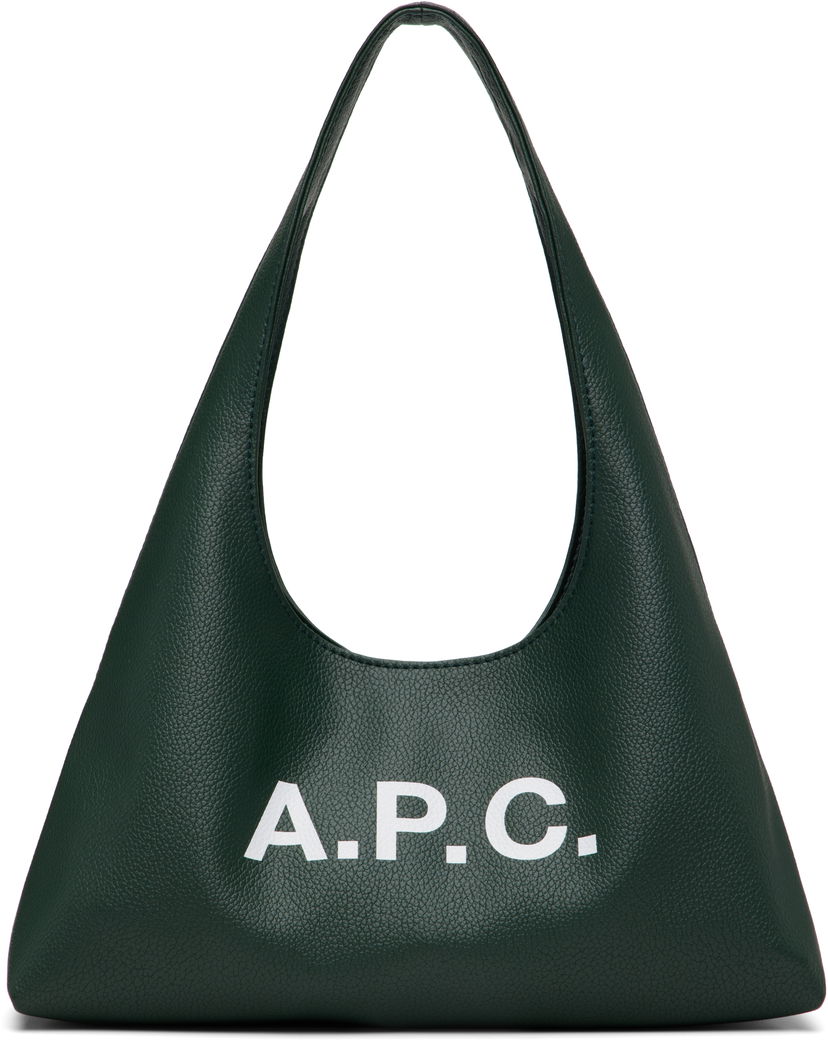 Axelväska A.P.C. A.P.C. Baby Ninon Shoulder Bag Grön | PUABO-F67027