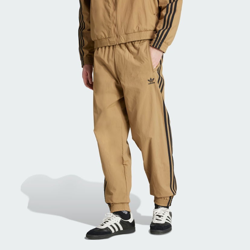 Träningsbyxor adidas Performance Adicolor Woven Firebird Track Pants Brun | JY1339
