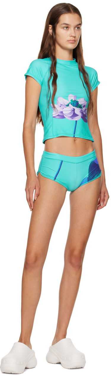 Badkläder Miaou Miaou Frankie Cropped T-Shirt Blå | 2022SWBLO, 3