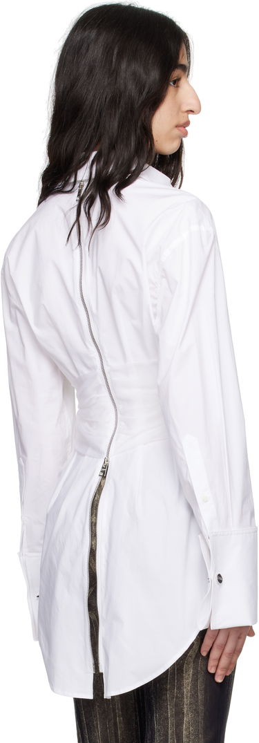 Skjorta Jean Paul Gaultier Jean Paul Gaultier Long Draped Shirt Vit | 25/34-F-CH082-C071-01, 2