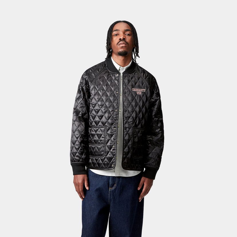 Jacka Carhartt WIP Quilted Liner Jacket Svart | I035146_4