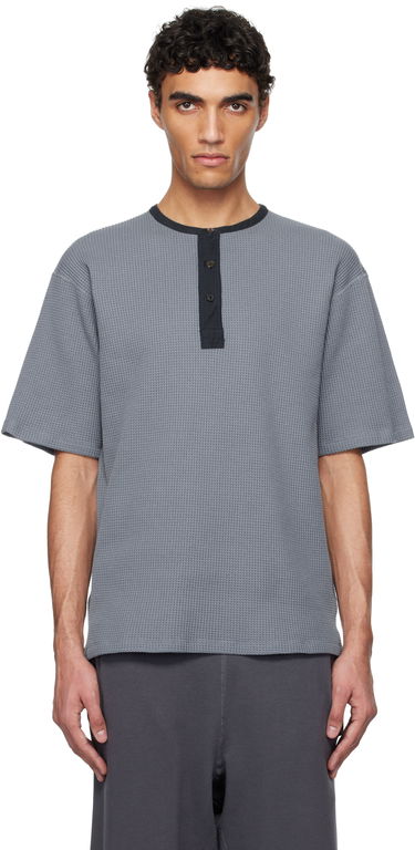 T-shirt NANAMICA Nanamica Henry Neck Thermal Sweat Henley Grå | S25SH104U, 0