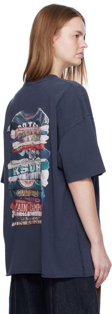 T-shirt Ksubi Ksubi Stacks Boyfriend T-Shirt Mörkblå | WFA25TE017, 2