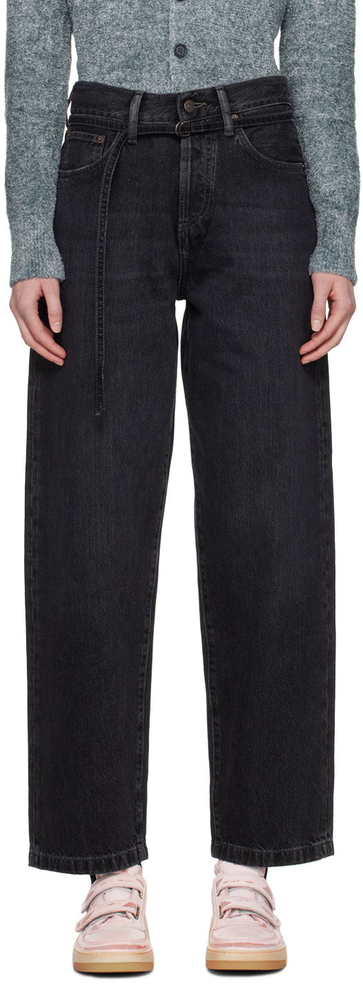 Byxor Acne Studios 1991 Toj Jeans Svart | C00067-, 0