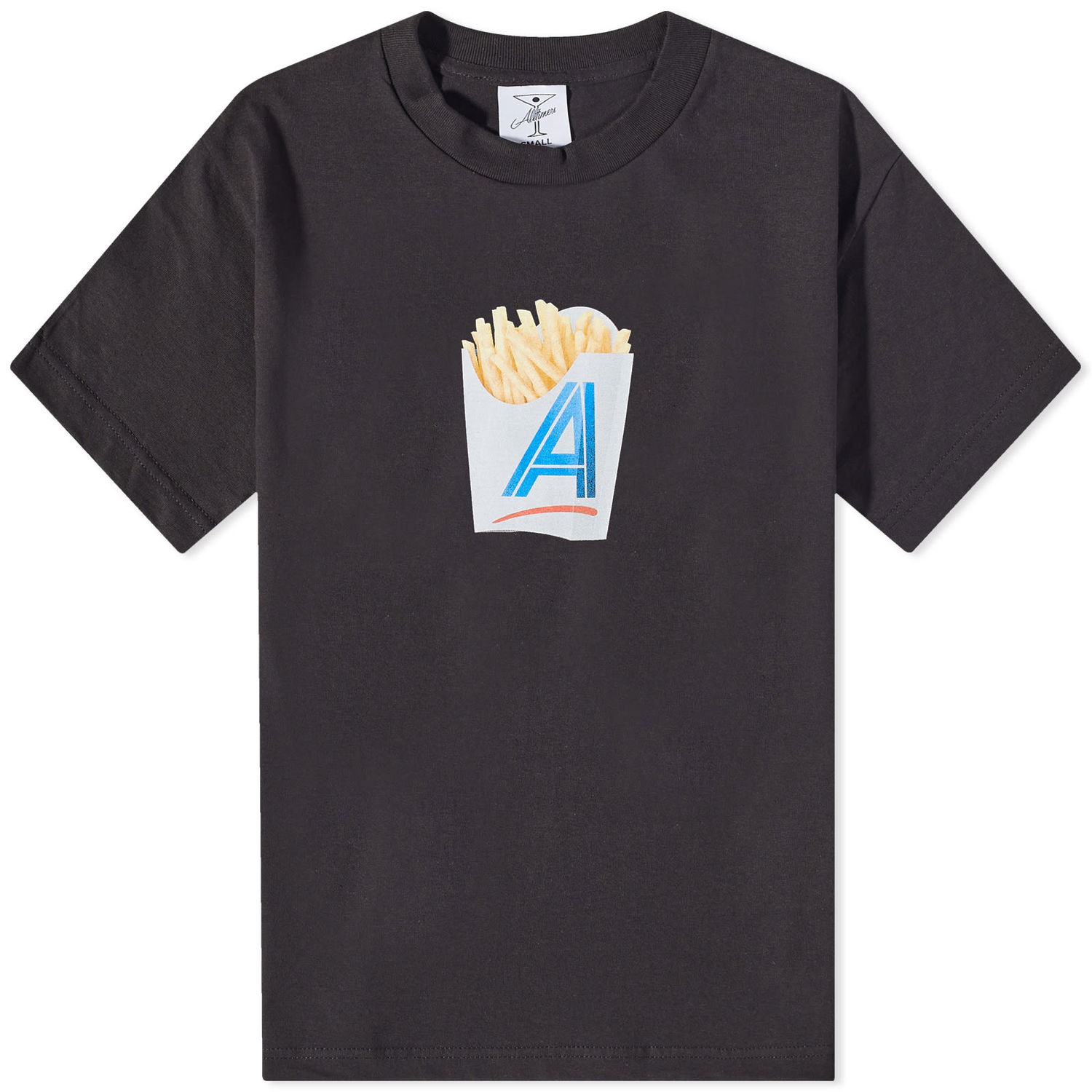 T-shirt Alltimers Fried Tee Svart | AT-SP23-TSHIRT-06-BLK, 0