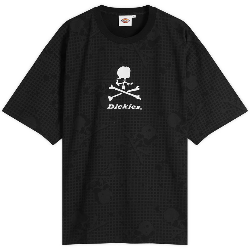 T-shirt Mastermind WORLD MASTERMIND WORLD x Dickies Night Camo Printed T-Shirt, Size Large Svart | MJ25C14-TS215
