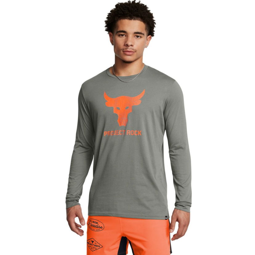 T-shirt Under Armour Long Sleeve T-Shirt With Print Grön | 1374847-709