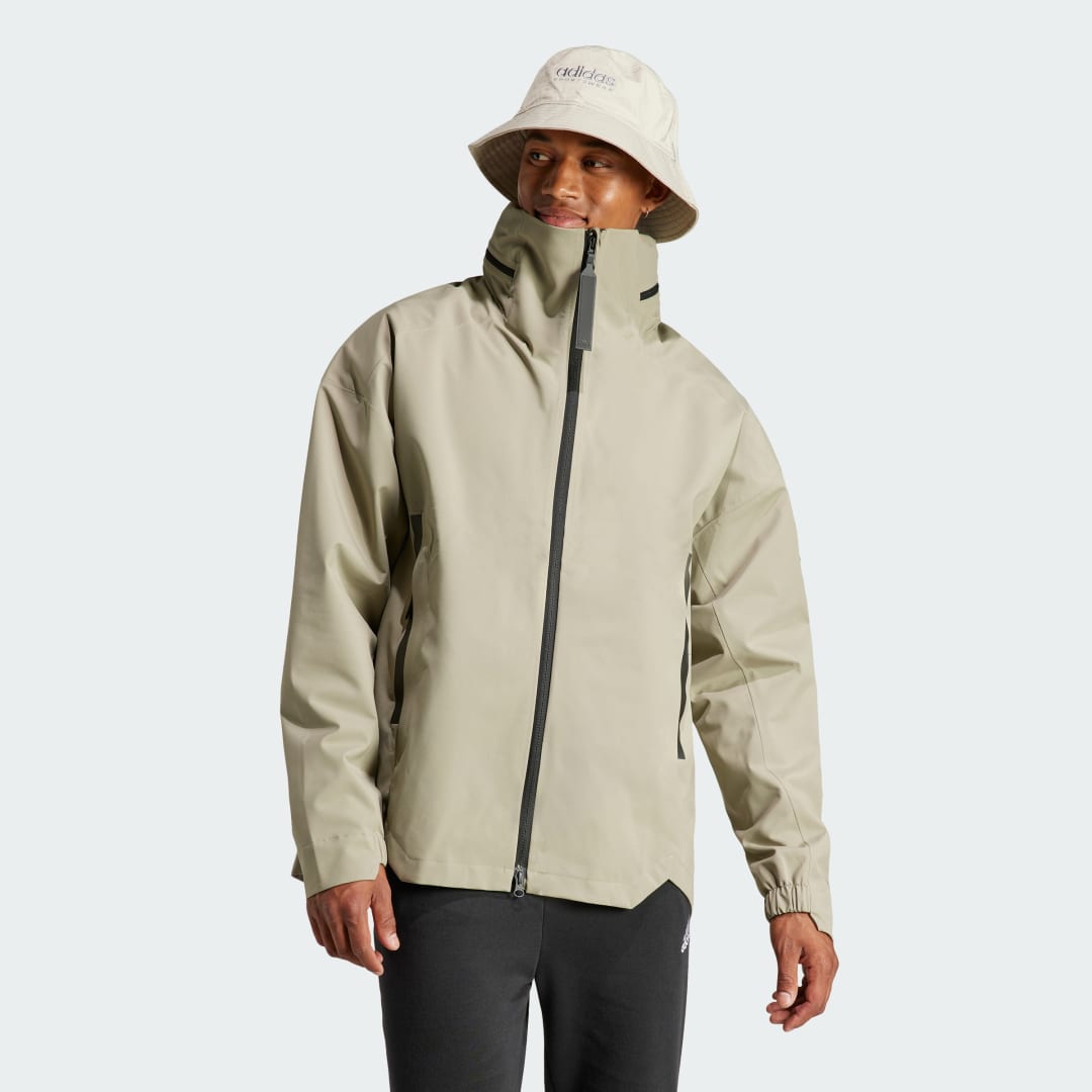 Jacka adidas Performance adidas Sportswear MYSHELTER RAIN.RDY Beige | IP5571, 1