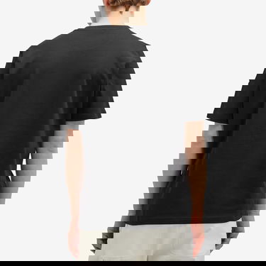 T-shirt Moncler Cotton Jersey T-Shirt with Logo Patch Svart | 8C000-11-89AJS-999, 3