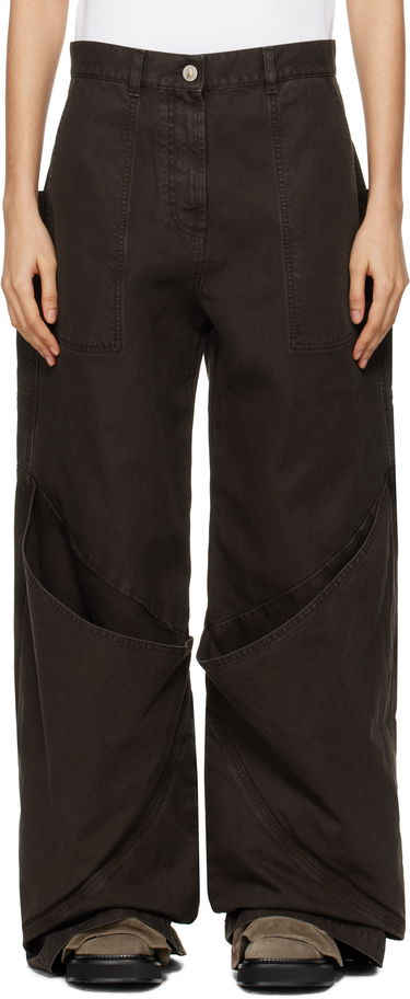 Cargo byxor The Attico The Attico Long Cargo Pants Brun | 250WCP00198 DDC093AA, 0
