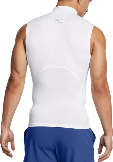 Linne Under Armour Compression Mock Sleeveless Tank Top Vit | 1361521-100, 1
