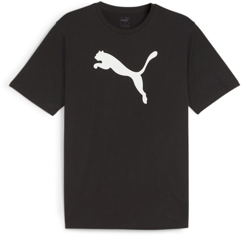 T-shirt Puma teamRISE Logo Jersey Cotton Svart | 658705-03