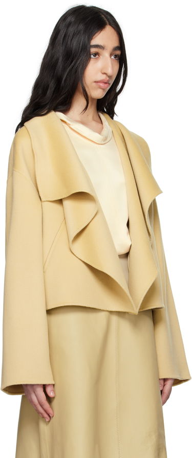 Jacka TOTEME TOTEME Signature Doublé Wool Jacket Gul | 252-WRO0203-FB0006, 1