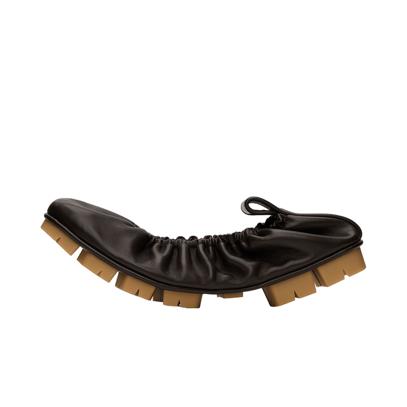 Sneakers och skor Bottega Veneta Shore Ballerina Flats Brun | 796503 V4PS0
