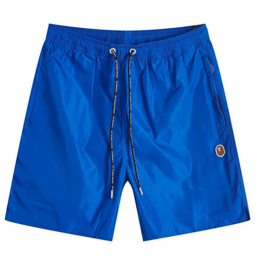 Shorts BAPE A Bathing Ape Ape Head Nylon Beach Short Blå | 001SPK301322M-BLU