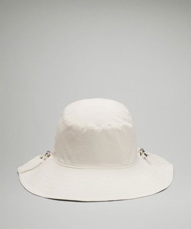 Hatt lululemon Adjustable Wide Brim Sun Hat S/M Vit | prod10960148, 0