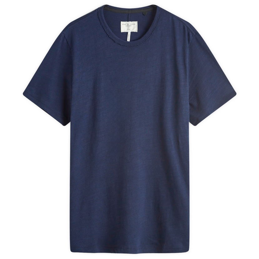 T-shirt rag & bone Flame T-Shirt Mörkblå | MBC22FT039TL39-NVY