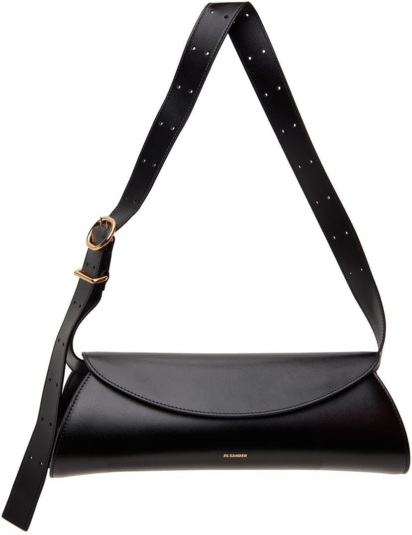 Axelväska Jil Sander Grande Cannolo Bag Svart | J08WD0051_P4840