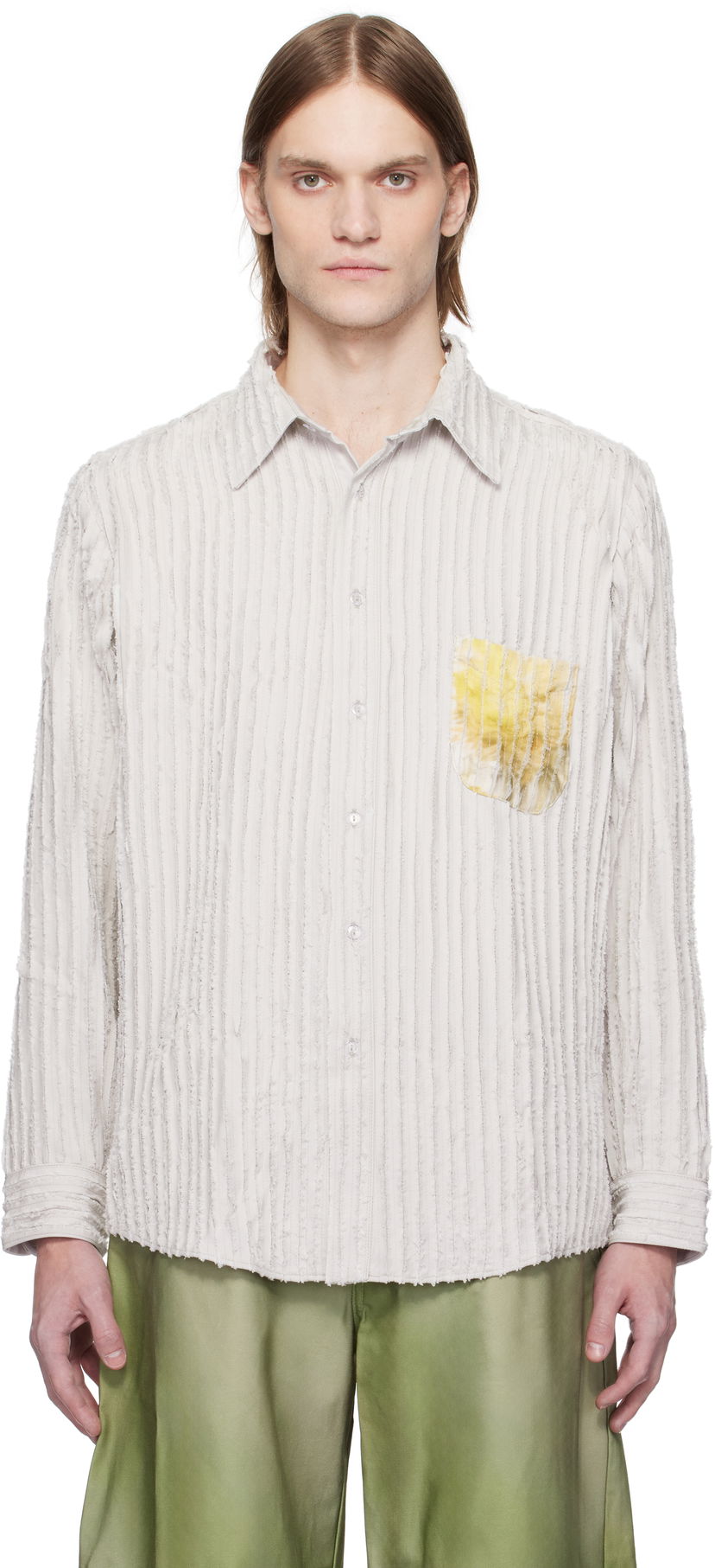 Skjorta Collina Strada Collina Strada Flower Drip Convention Shirt Vit | XX3690