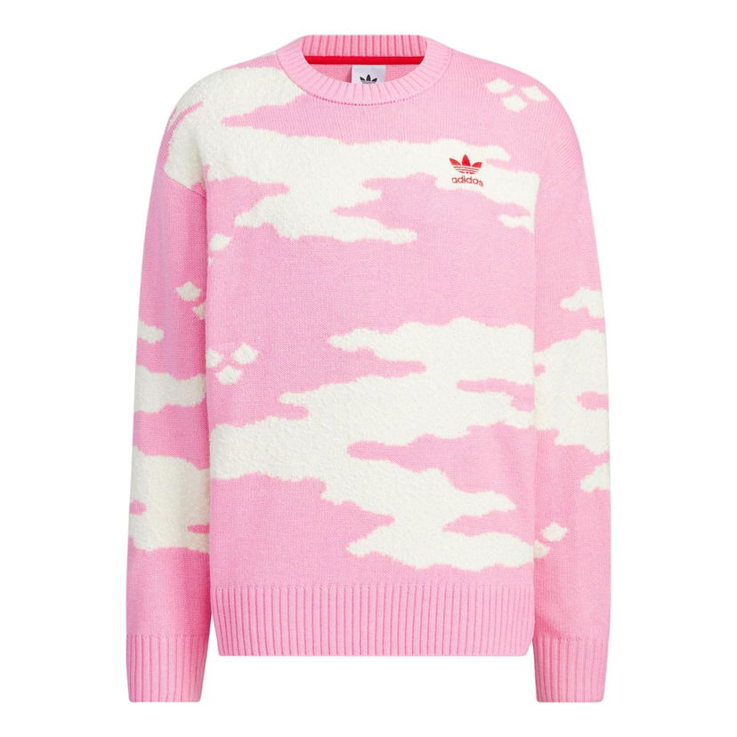 Sweater adidas Originals Originals Cloud Print Sweater Rosa | JE9188
