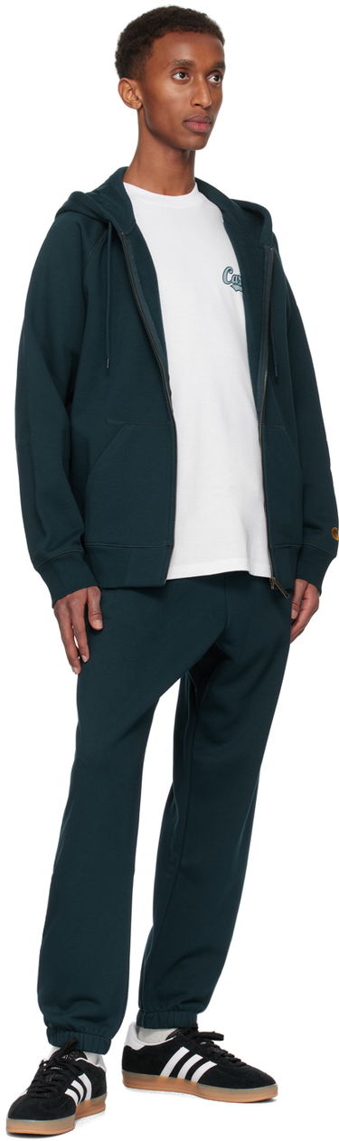 Träningsbyxor Carhartt WIP Chase Sweatpants Turkos | I033667, 3