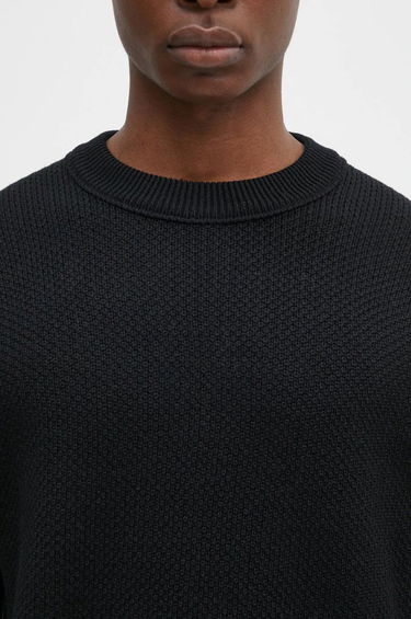 Sweater C.P. Company Knitwear Crew Neck Sweater Svart | 17CMKN228A006595A, 3