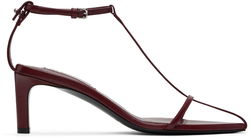 Sneakers och skor Jil Sander Jil Sander High Heeled Sandals Bourgogne | J16WL0030_P8389