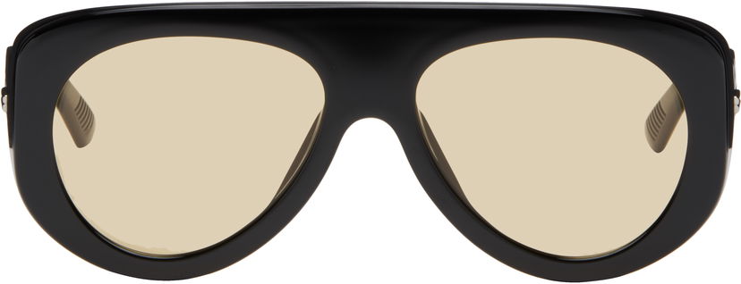 Solglasögon Bottega Veneta Bottega Veneta Osservatorio Aviator Sunglasses Svart | BV1362S-005