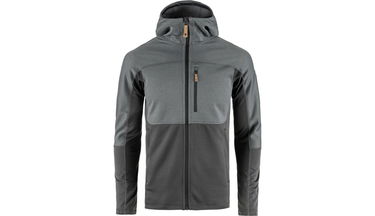 Sweatshirt FJÄLLRÄVEN Abisko Trail Hooded Fleece Jacket Grå | F82257-048-020, 1