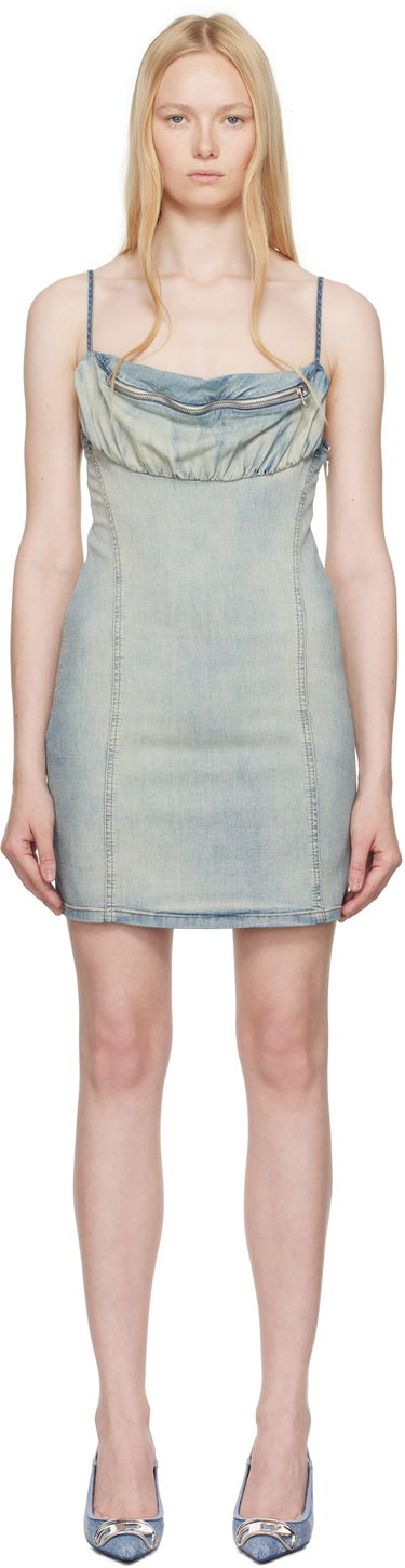 Klä Diesel Diesel De-Ellit-S Denim Minidress Blå | A16309 0ABDD, 0